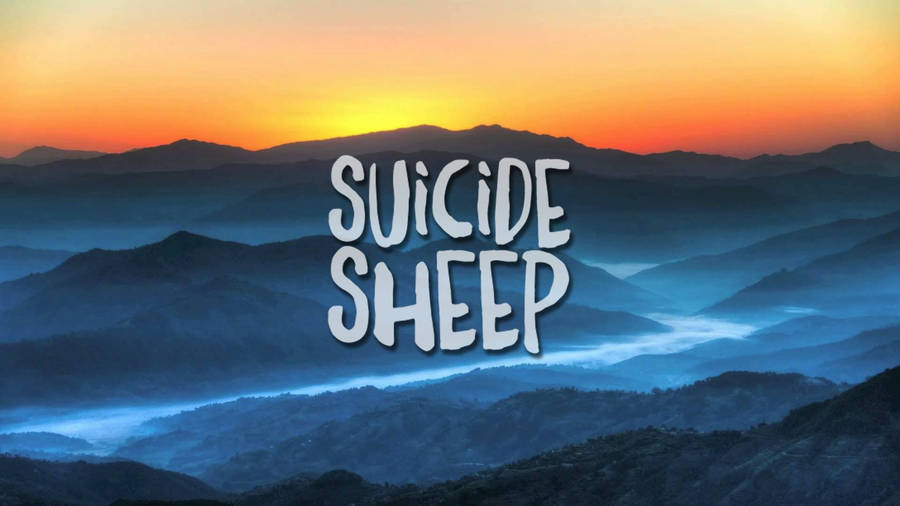 Suicide Sheep Japanese Artwork Wallpaper