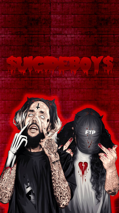 Suicideboys Realistic Digital Art Wallpaper