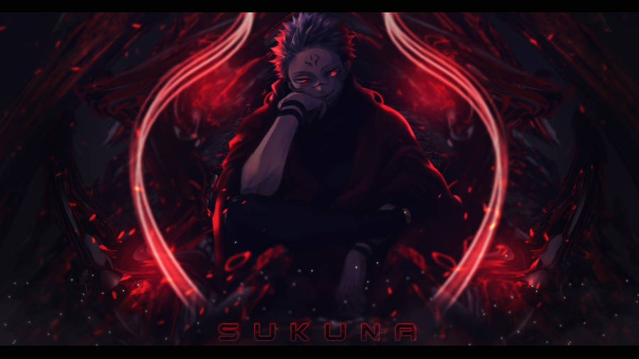 Sukuna Graphic Art Wallpaper