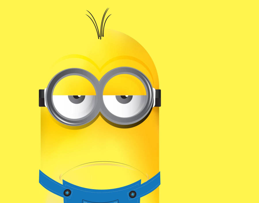 Sullen Minion 4k Cartoon Wallpaper