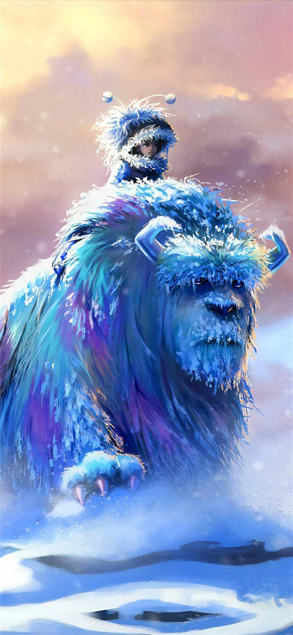 Sulley With Boo Fan Art Wallpaper