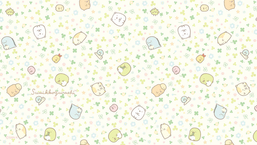 Sumikko Gurashi Minimalist Poster Wallpaper