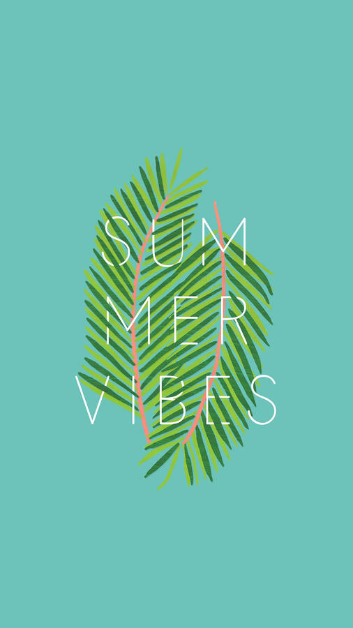 Summer Vibes Illustration Wallpaper