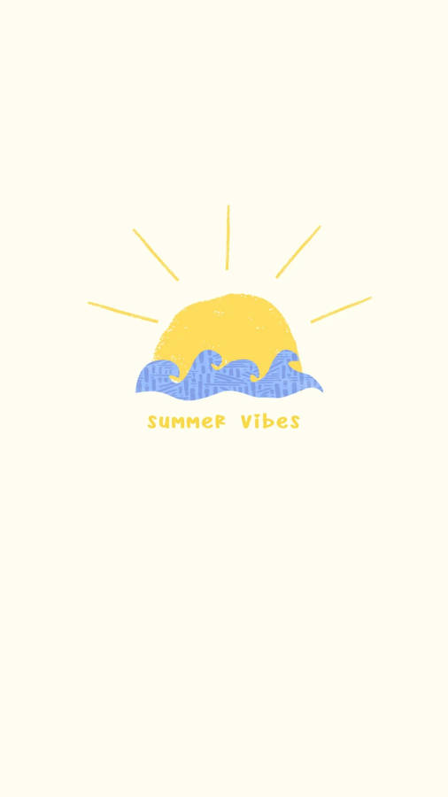 Summer Vibes Sunset Summer Iphone Wallpaper