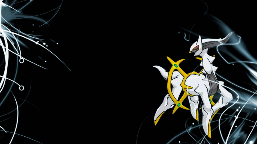 Summoning Unlimited Power — Mighty Pokémon Arceus Wallpaper