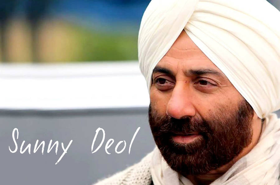 Sunny Deol White Turban Wallpaper