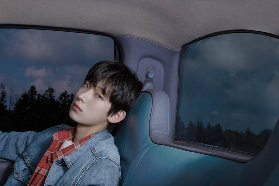 Sunoo Inside Car Enhypen Aesthetic Wallpaper