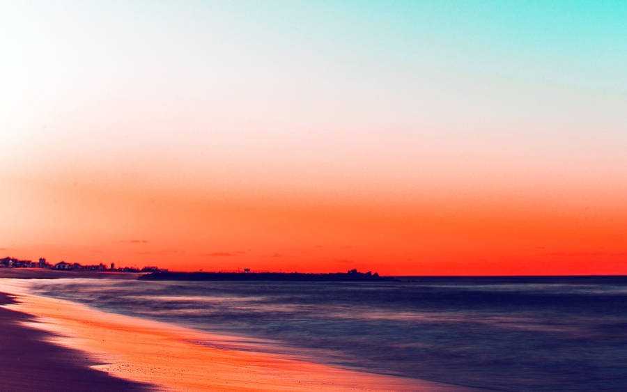 Sunset Beach Hotmail Wallpaper