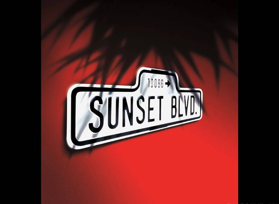 Sunset Boulevard Sign Wallpaper