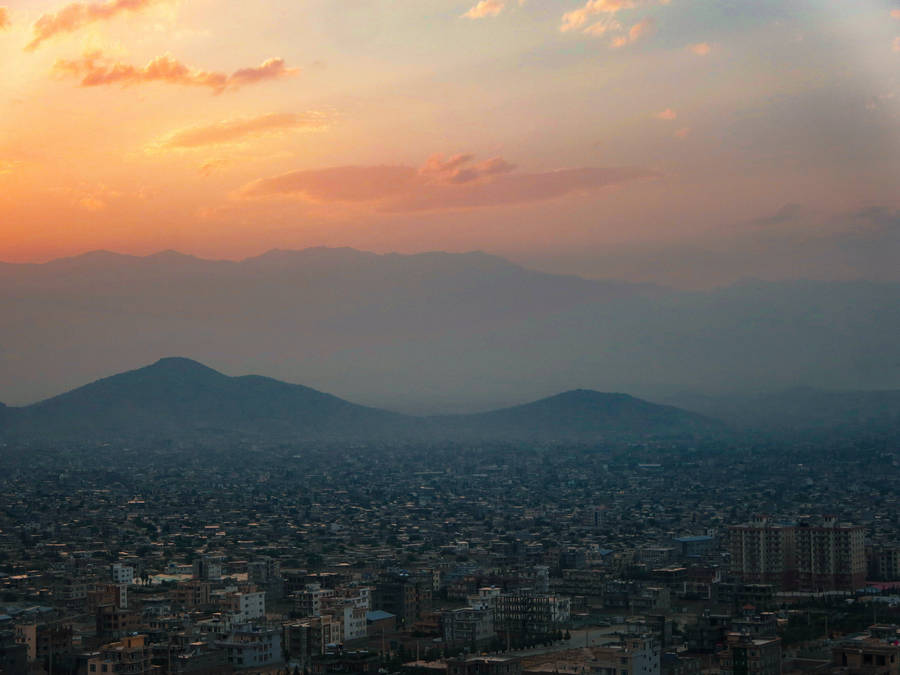 Sunset In Kabul Wallpaper