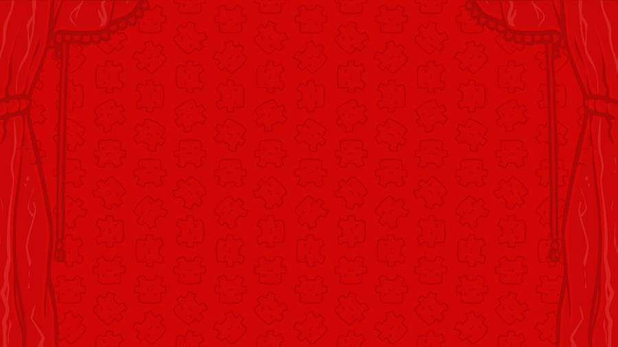 Super Meat Boy Red Background Wallpaper