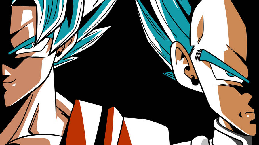 Super Saiyan Blue Goku And Vegeta Wallpaper