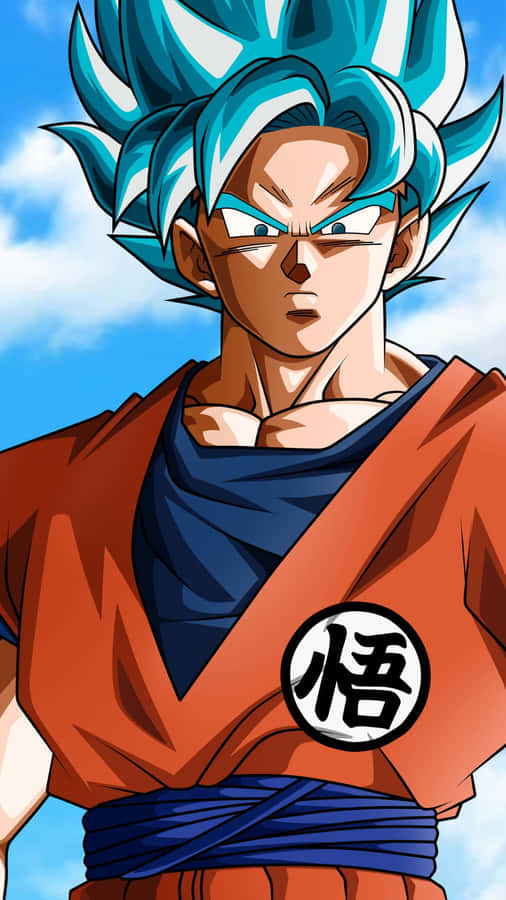 Super Saiyan Blue Goku Portrait Wallpaper