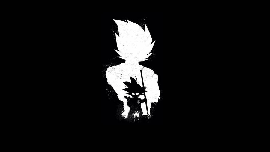 Super Saiyan Son Goku Black And White Pfp Wallpaper