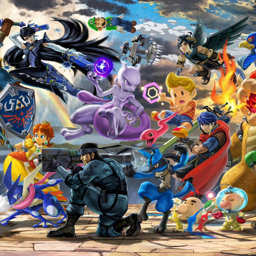 Super Smash Bros Ultimate Action Heroes Wallpaper