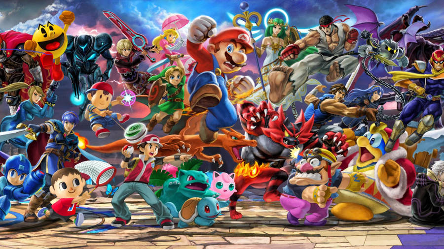 Super Smash Bros Ultimate All For One Wallpaper