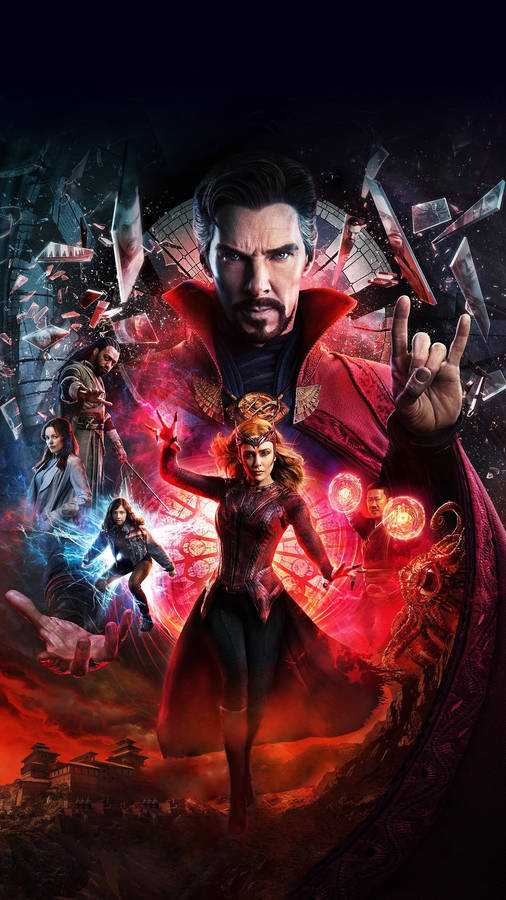 Superhero Doctor Strange Scarlet Witch Wallpaper