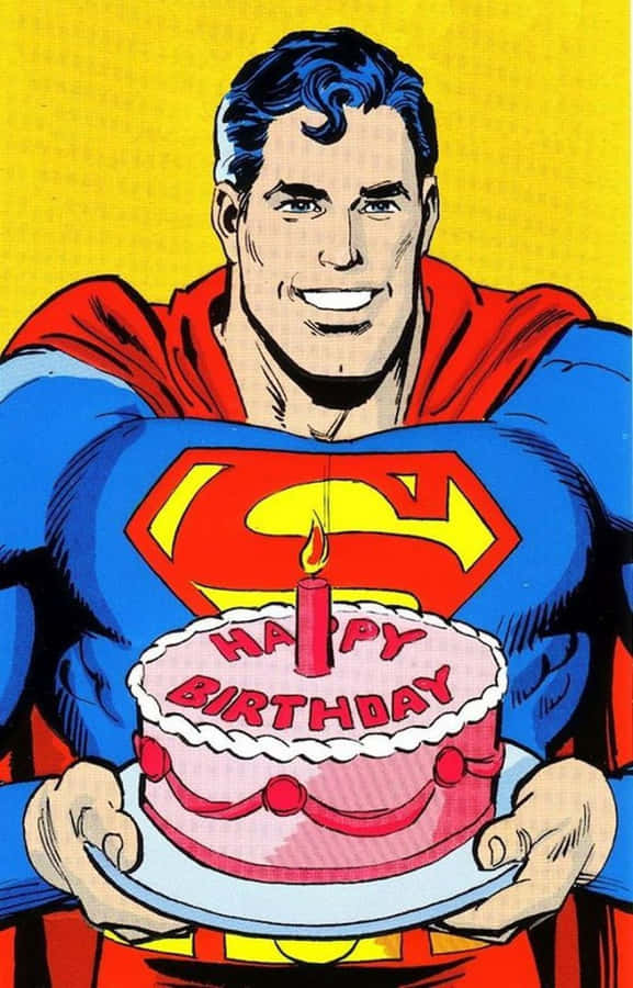 Superman Birthday Celebration Wallpaper