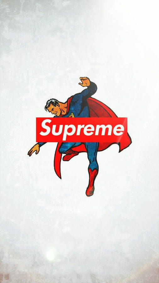 Superman In Supreme Style: Embodying The Hype Culture Wallpaper