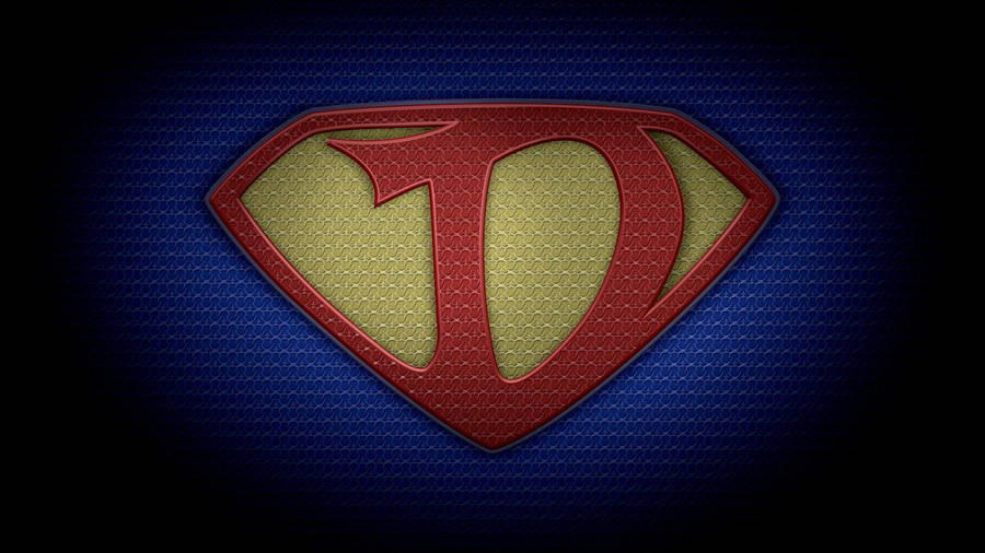 Superman Letter D Wallpaper