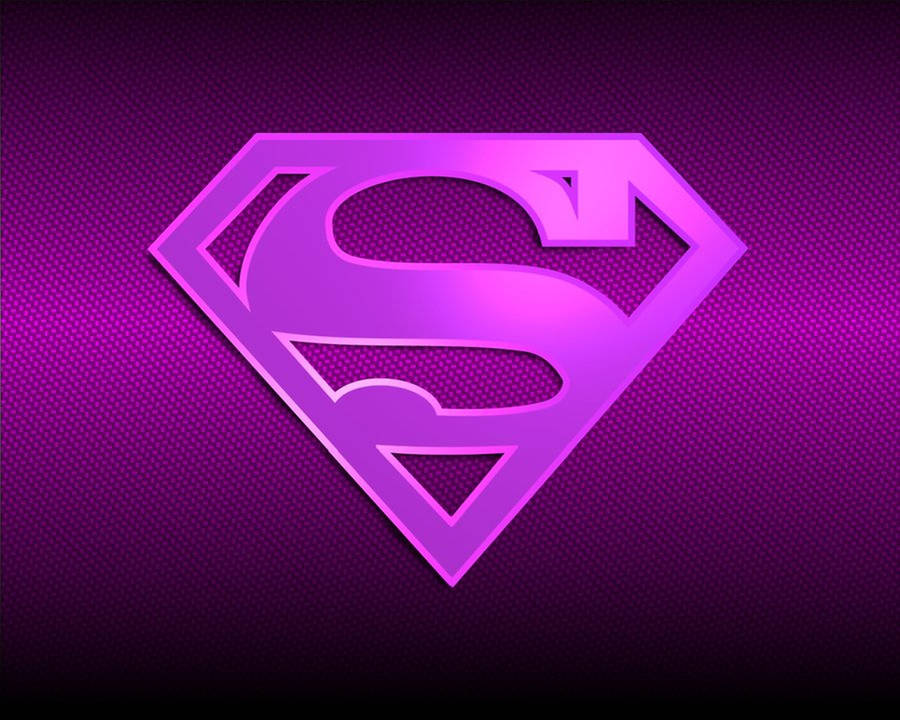 Superwoman Purple Logo Wallpaper