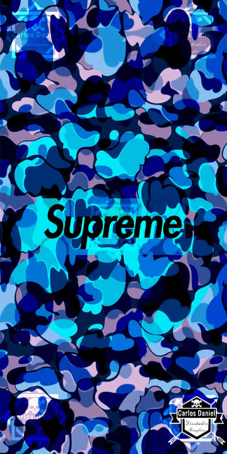 Supreme Camouflage Wallpaper Wallpaper