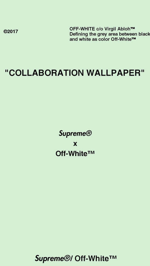 Supreme Collaboration Wallpaper Wallpaper