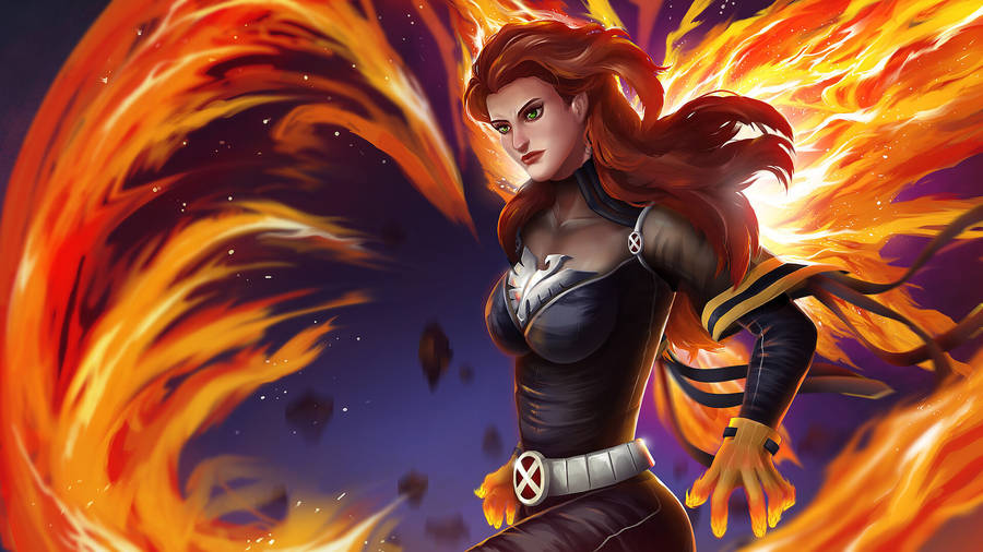 Supreme Dark Phoenix Jean Grey Wallpaper