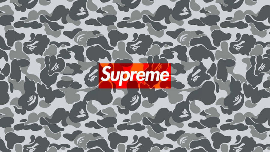 Supreme Logo - Instantly Recognized Throughout The World Wallpaper