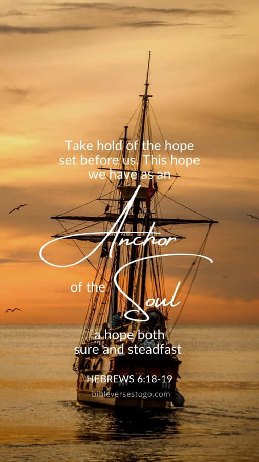 Sure Bible Verse Boat Wallpaper Wallpaper