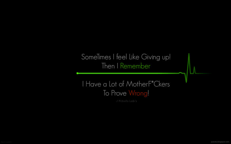 Sure Proving Wrong Quote Wallpaper Wallpaper