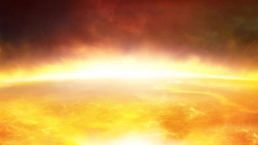 Surface Of Sun In Burning Temperature Wallpaper