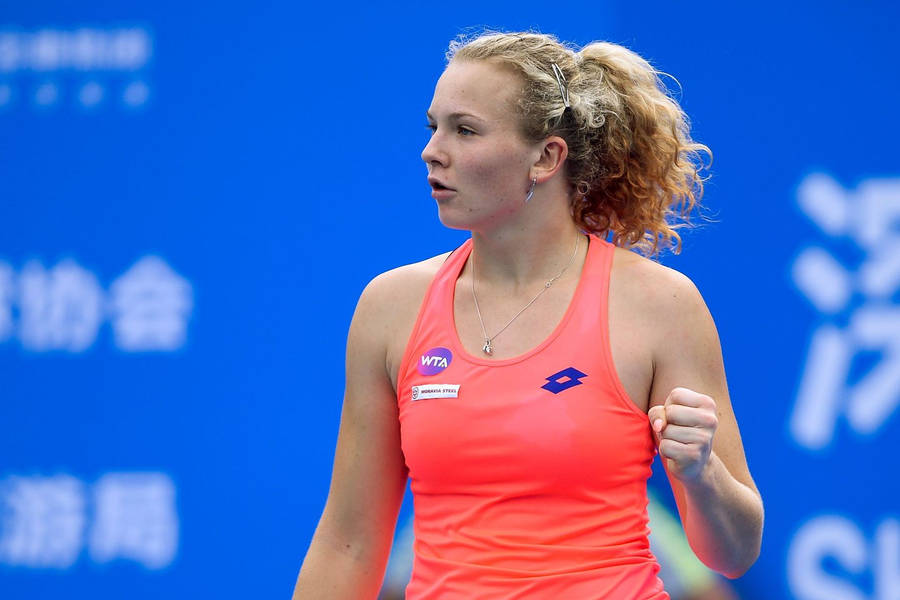 Surprised Katerina Siniakova Wallpaper