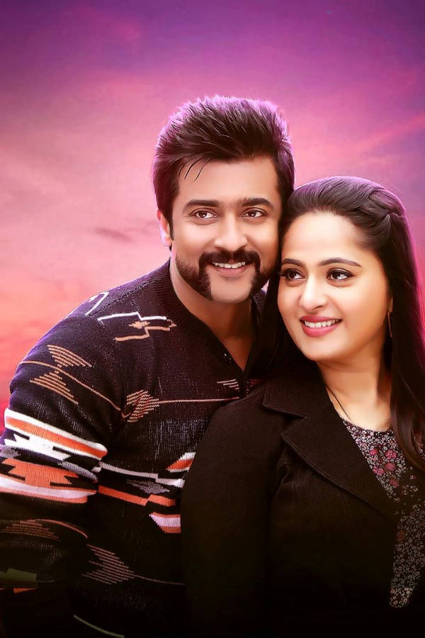 Surya And Anushka Shetty Hd Wallpaper