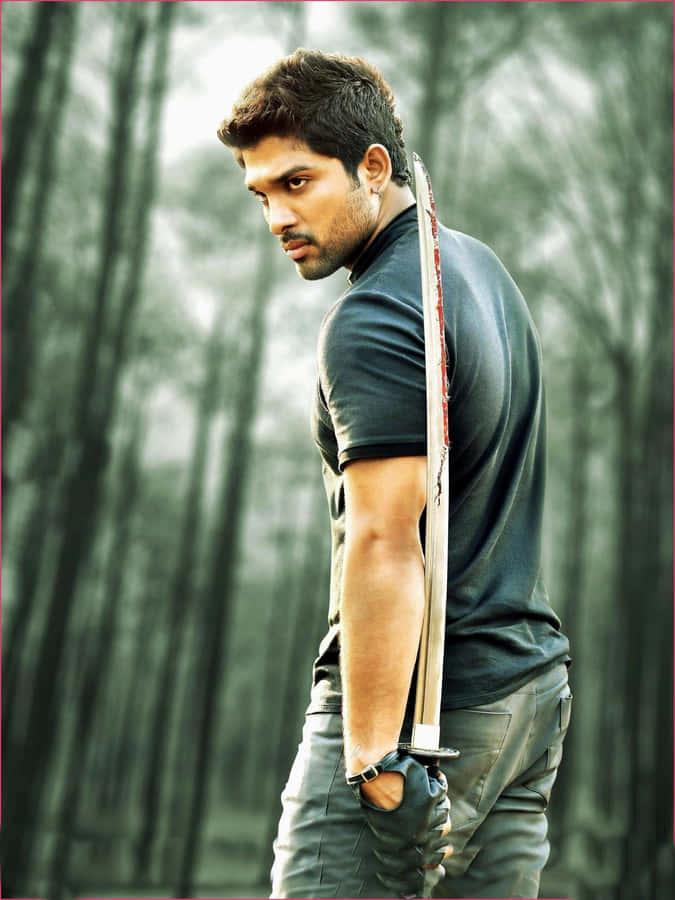 Surya The Soldier Allu Arjun Poster Wallpaper