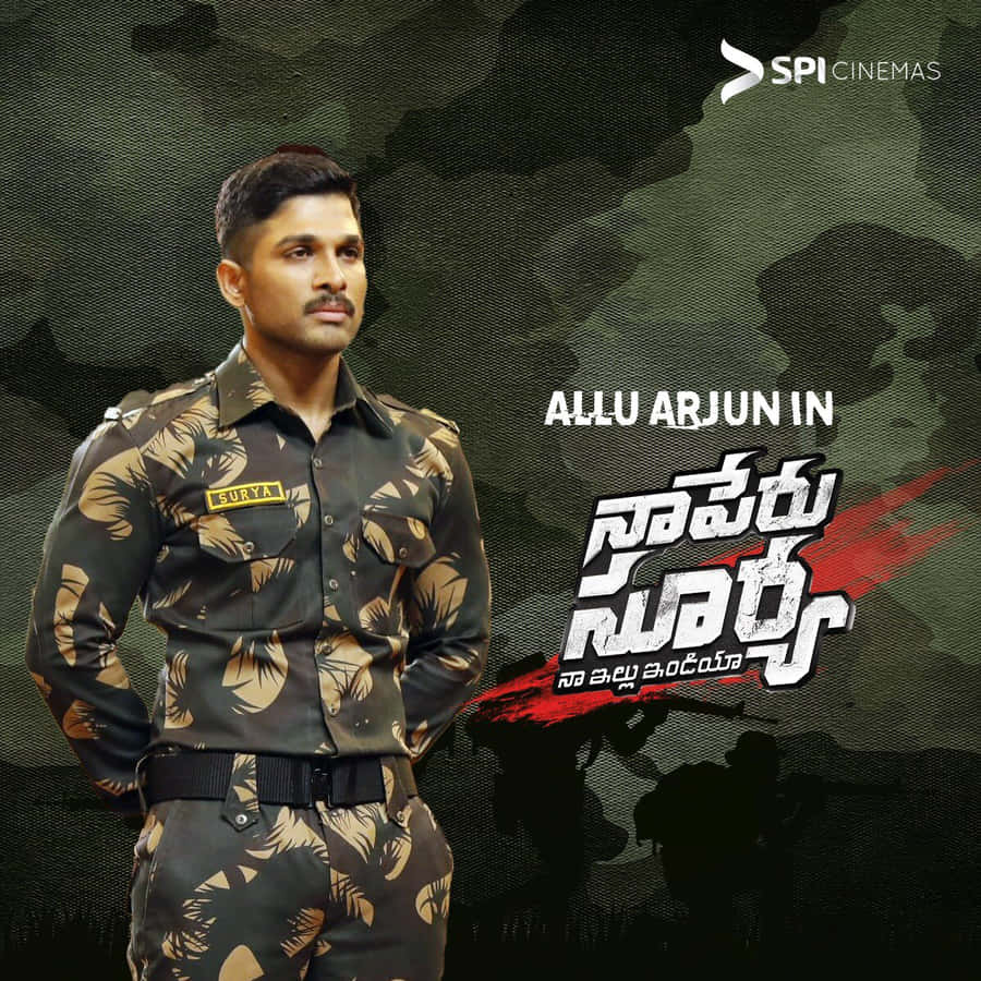 Surya The Soldier Star Artist Allu Arjun Wallpaper