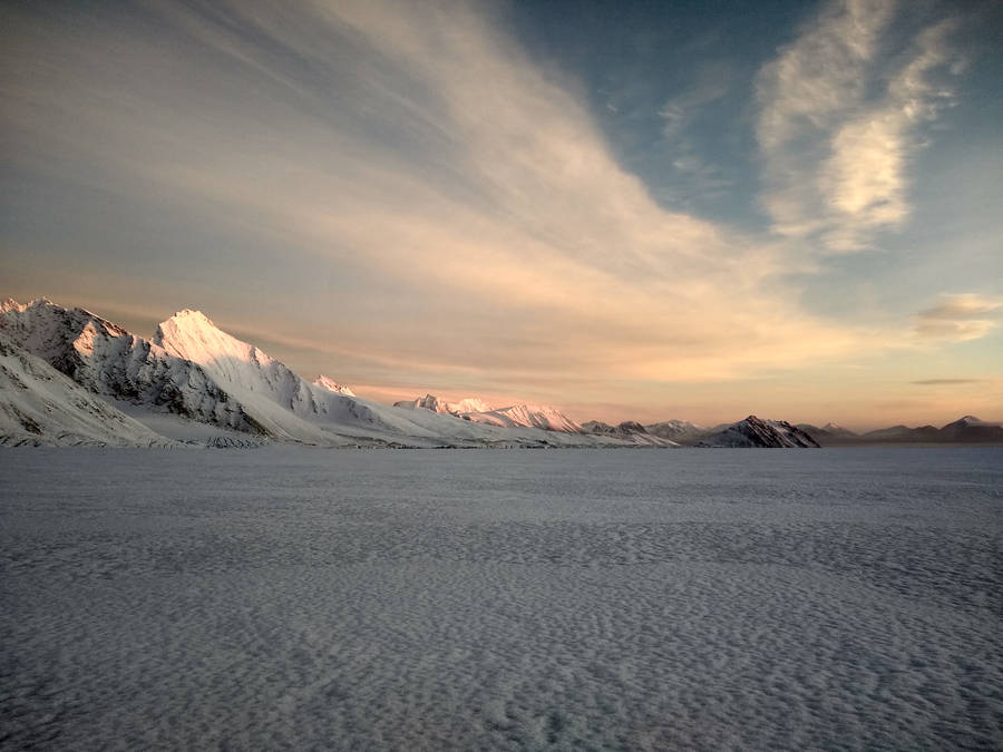 Svalbard Hansbreen Glacier Wallpaper