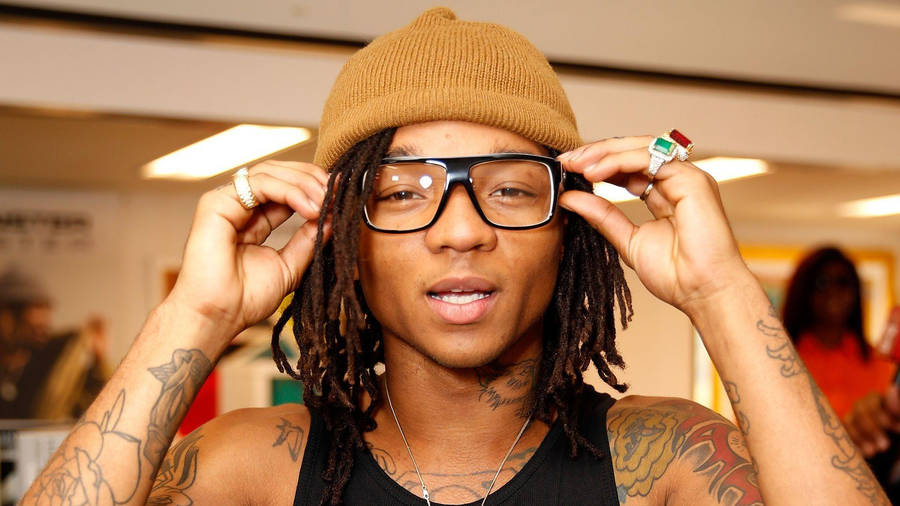 Swae Lee In Eyeglasses Wallpaper