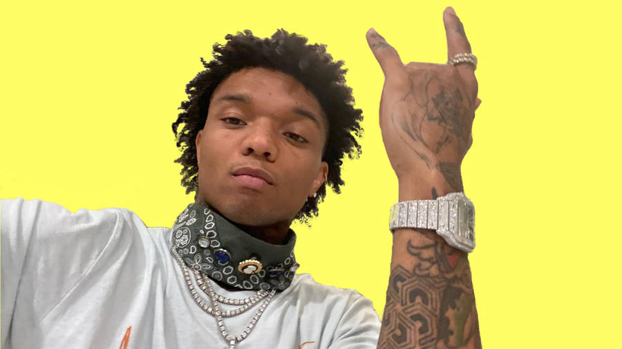 Swae Lee In Yellow Wallpaper