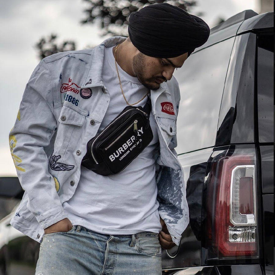 Swag Sidhu Moose Wala Burberry Body Bag Wallpaper