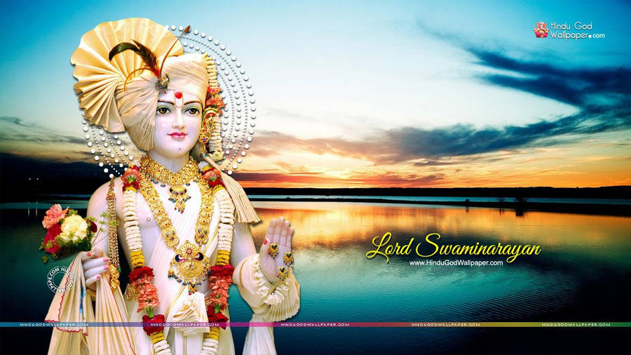 Swaminarayan Sunset Wallpaper