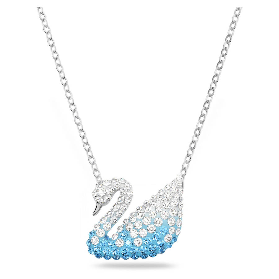 Swarovski Iconic Swan Pendant Blue Wallpaper