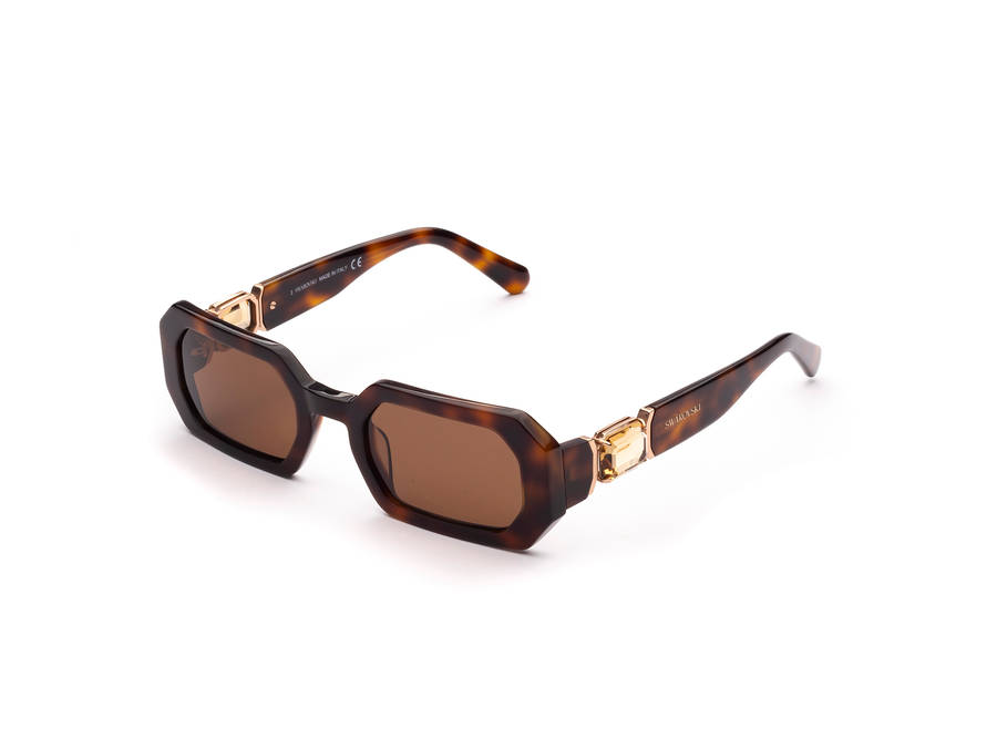 Swarovski Octagon Brown Sunglasses Wallpaper