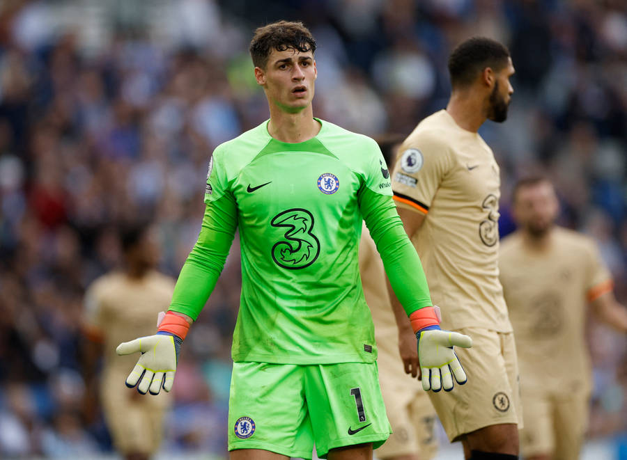 Sweaty Kepa Arrizabalaga Wallpaper