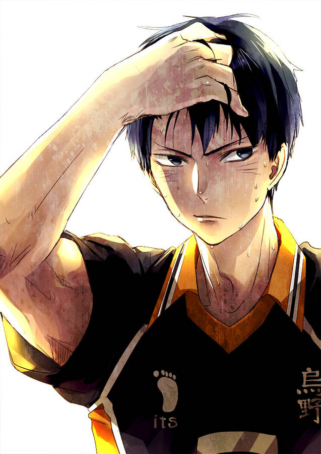 Sweaty Tobio Kageyama Wallpaper