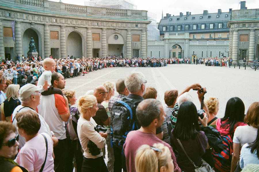 Sweden Royal Palace Grounds Wallpaper