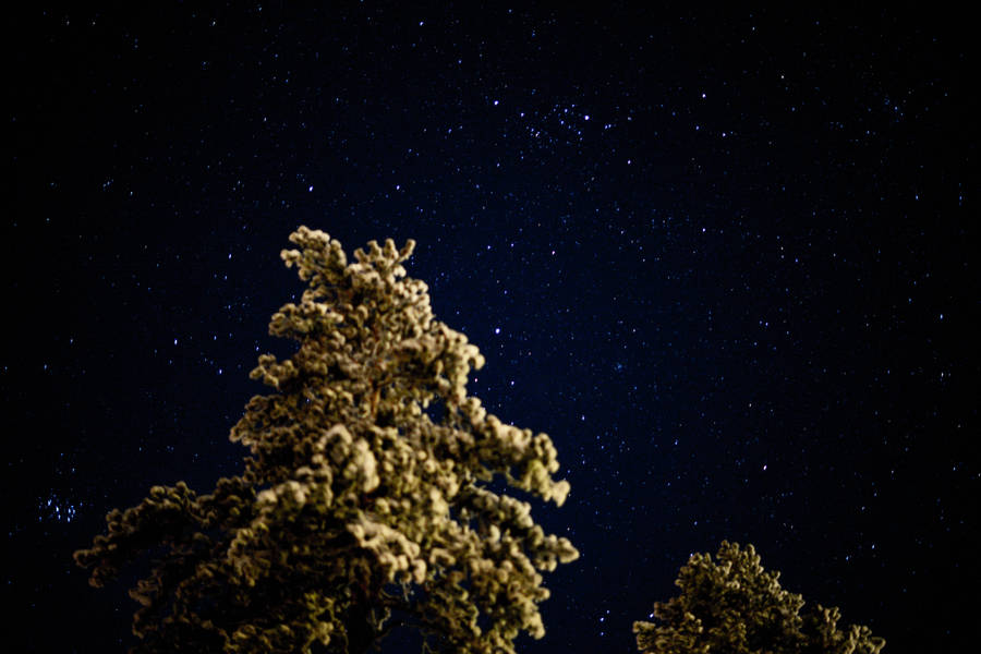 Sweden Tandadalen Night Sky Wallpaper