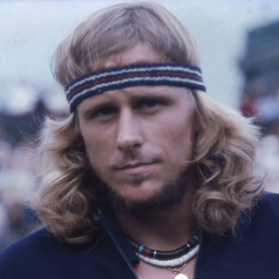 Swedish Tennis Player Björn Borg Tennis Gear Wallpaper