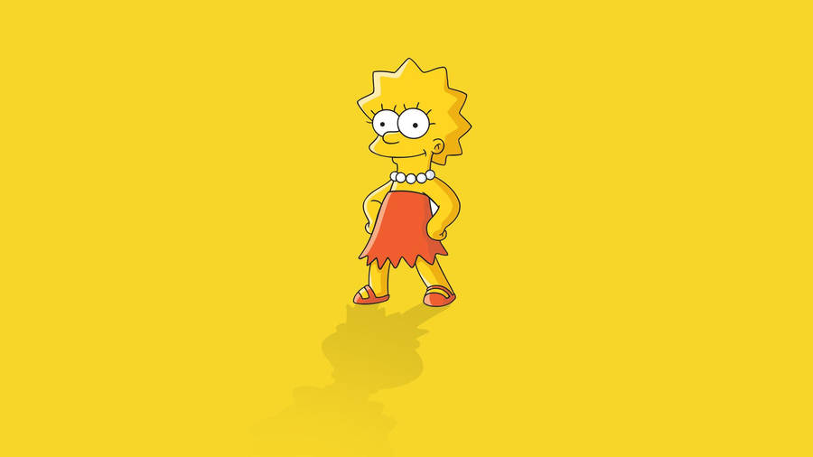 Sweet Lisa Simpsons From The Simpsons Wallpaper