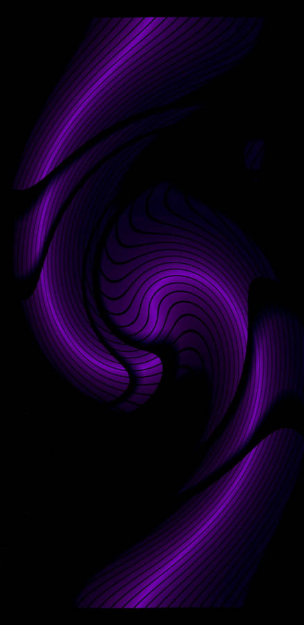 Swirl Of Black And Purple Phone Wallpaper